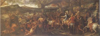 LE BRUN, Charles Alexander and Porus (mk05) china oil painting image